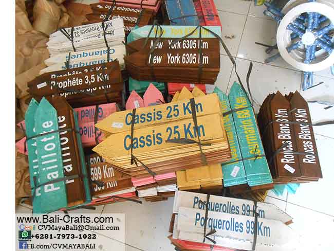 Bali Crafts Factory 10 Wooden Plaques And Signs