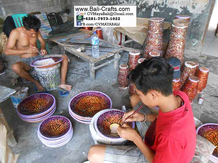 Bali mosaic crafts
