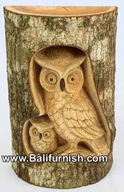 Tree Trunk Wood Carvings