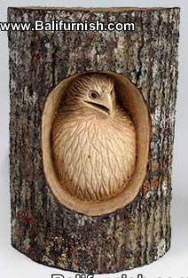 Tree Trunk Wood Carvings