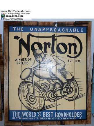 Vintage Signs From Bali Indonesia