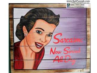 Vintage Signs From Bali Indonesia