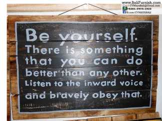 Vintage Signs From Bali Indonesia