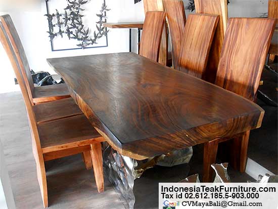 Suar Wood Dining Furniture Set
