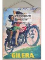 Old Ads Signs On Wood Plaque from Bali Indonesia