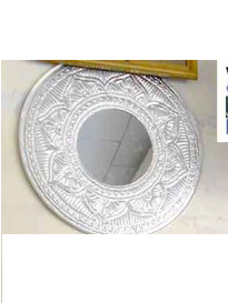 Round Aluminium Mirror Wall Decors from Bali Indonesia