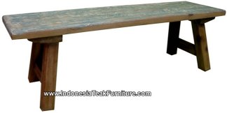 Reclaimed Boat Wood Furniture Bench From Bali Indonesia