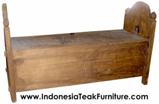 Teak Wood Furniture Chest Trunk Storage