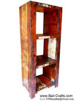 Oildrm1-23 Recycled Oil Drum Shelves Bali Indonesia