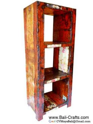 Oildrm1-23 Recycled Oil Drum Shelves Bali Indonesia