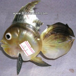 Mother Pearl Shell Fish Handicrafts Bali Indonesia