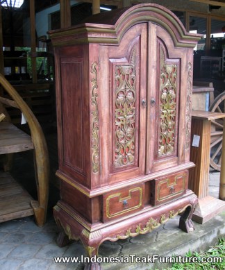 Teak Wood Cabinets Bali Furniture