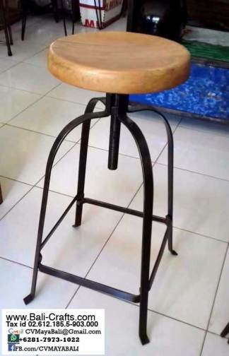 Bftml1-6 Bar Stools Counter Stools Teak Steel Furniture