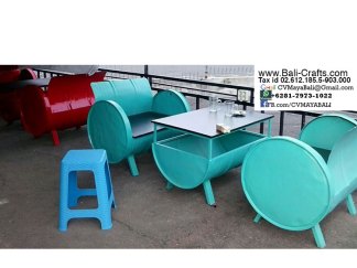 oildrm1-26 upcycle oill drum metal furniture bali indonesia