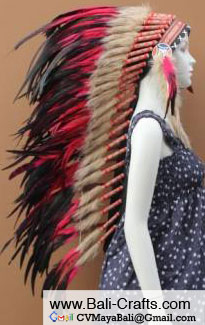 Indian Headdress War Bonnets Bali Indonesia