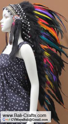 Indian Headdress War Bonnets Bali Indonesia