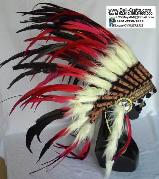 Indian Headdress War Bonnets Bali Indonesia