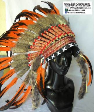 Indian Headdress War Bonnets Bali Indonesia