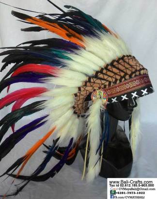 Indian Headdress War Bonnets Bali Indonesia