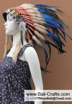 Indian Headdress War Bonnets Bali Indonesia
