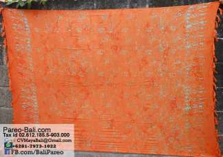 Stamp Sarongs Bali Indonesia