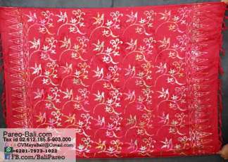 Stamp Sarongs Bali Indonesia