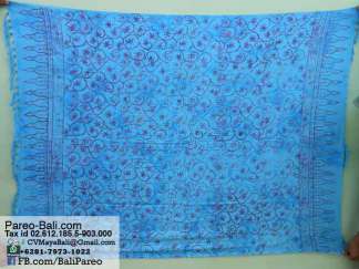 Stamp Sarongs Bali Indonesia