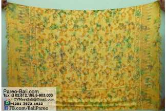 Stamp Sarongs Bali Indonesia