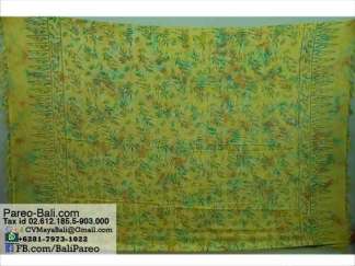 Stamp Sarongs Bali Indonesia