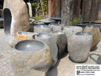 Natural Stone Pedestal Sinks Bali Indonesia