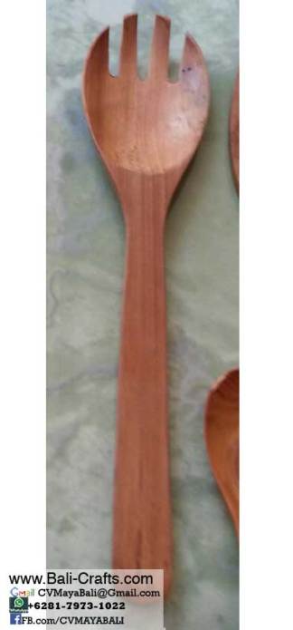 Wooden Spoon From Bali Indonesia