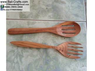 Wooden Spoon From Bali Indonesia