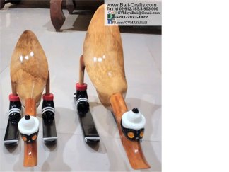 Bamboo Ducks Skiing From Bali Indonesia