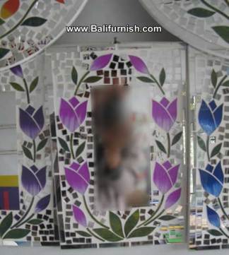 Mosaic Glass Mirror From Bali Indonesia