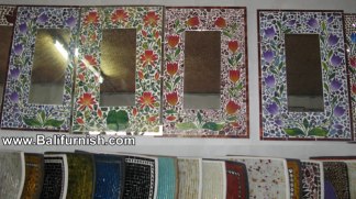 Mosaic Glass Mirror From Bali Indonesia