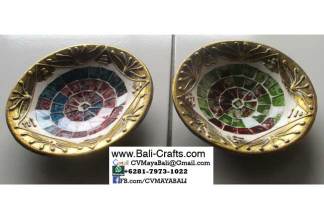 Gold Glass Mosaic From Bali Indonesia