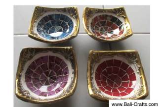 Gold Glass Mosaic From Bali Indonesia