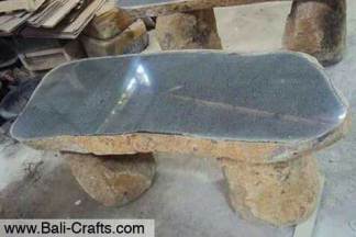 Stone Bench from Java Bali Indonesia
