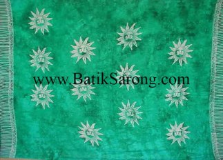 Monocolor sarongs from Indonesia