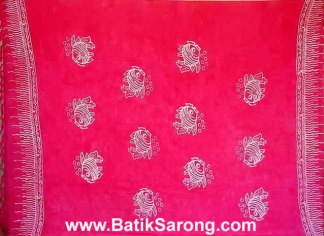 Monocolor sarongs from Indonesia