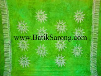 Monocolor sarongs from Indonesia