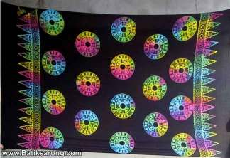 Double Process Sarongs Bali Indonesia