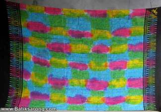 Double Process Sarongs Bali Indonesia