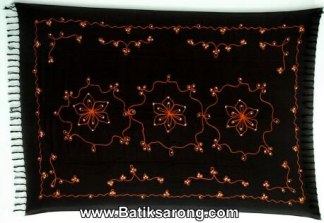 Embroidery Sarongs Bali Indonesia