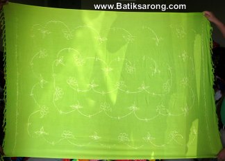 Embroidery sarongs bali Indonesia