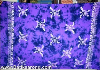 Monocolor sarongs from Indonesia