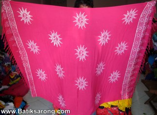Monocolor sarongs from Indonesia