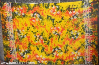 Monocolor sarongs from Indonesia