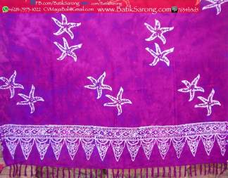 Monocolor sarongs from Indonesia