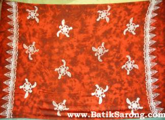 Monocolor sarongs from Indonesia